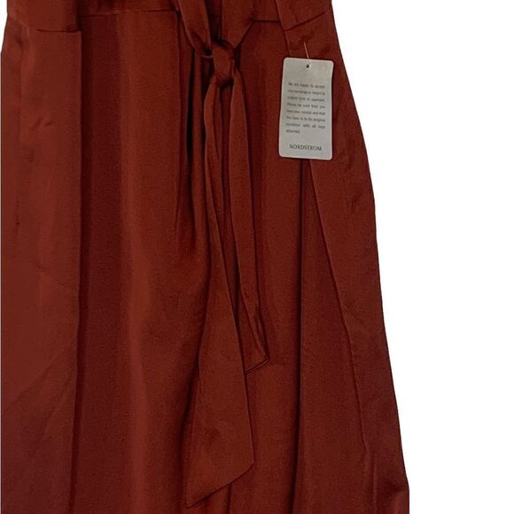 Shona Joy HalterSatin Midi Cocktail Dress| Size 12 - Picture 7 of 8